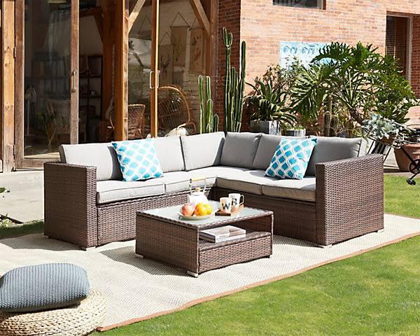 Rattan 2-Seater Set